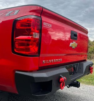 Chevrolet Silverado 1500 Rear Bumper - Fishbone Offroad - Rockfish - `14-`18